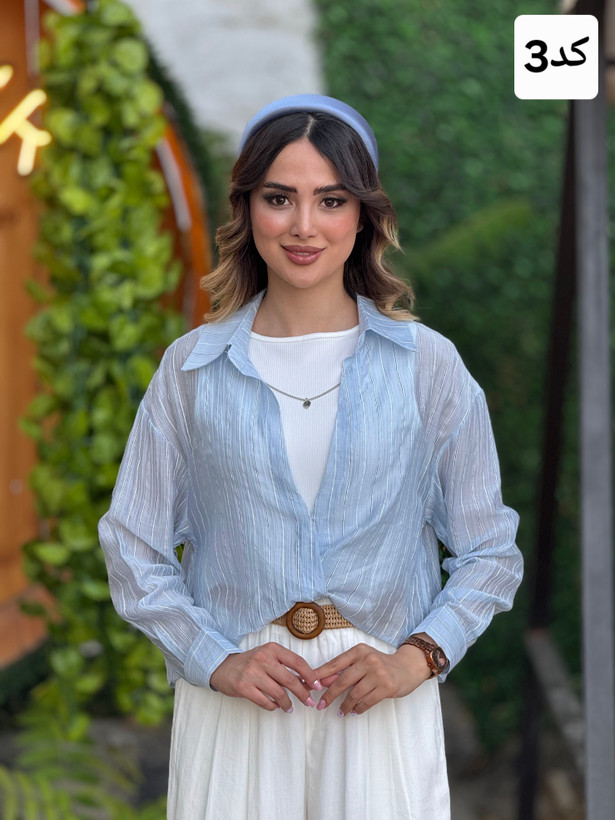 شومیز جلوگره وارداتی + تاپ